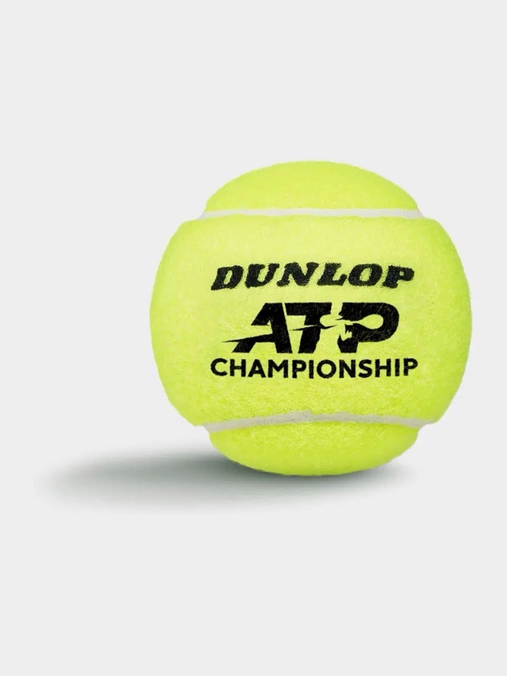 Dunlop ATP Championship Tennis Ball - Neon Yellow